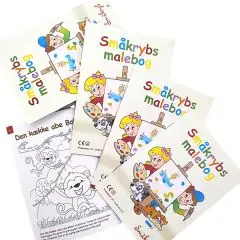 Småkrybs Malebog - 20 stk. - Øvrigt legetøj